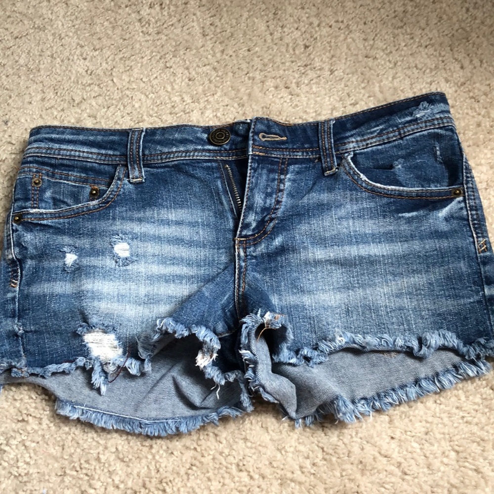 denim shorts